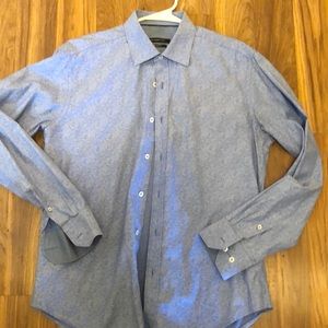 BUGATCHI BUTTON DOWN MENS M